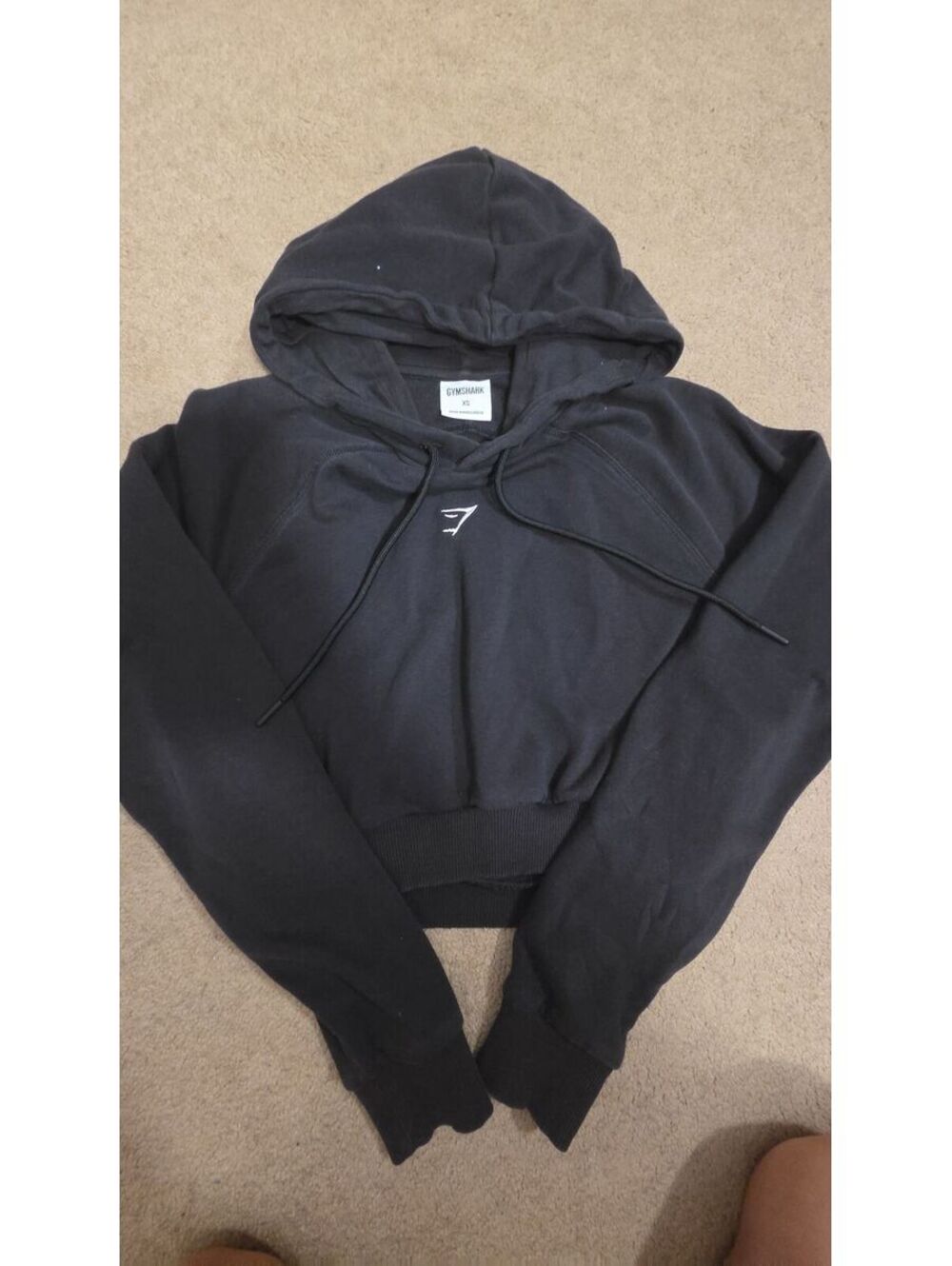 XS Gymshark Cropped Hoodie